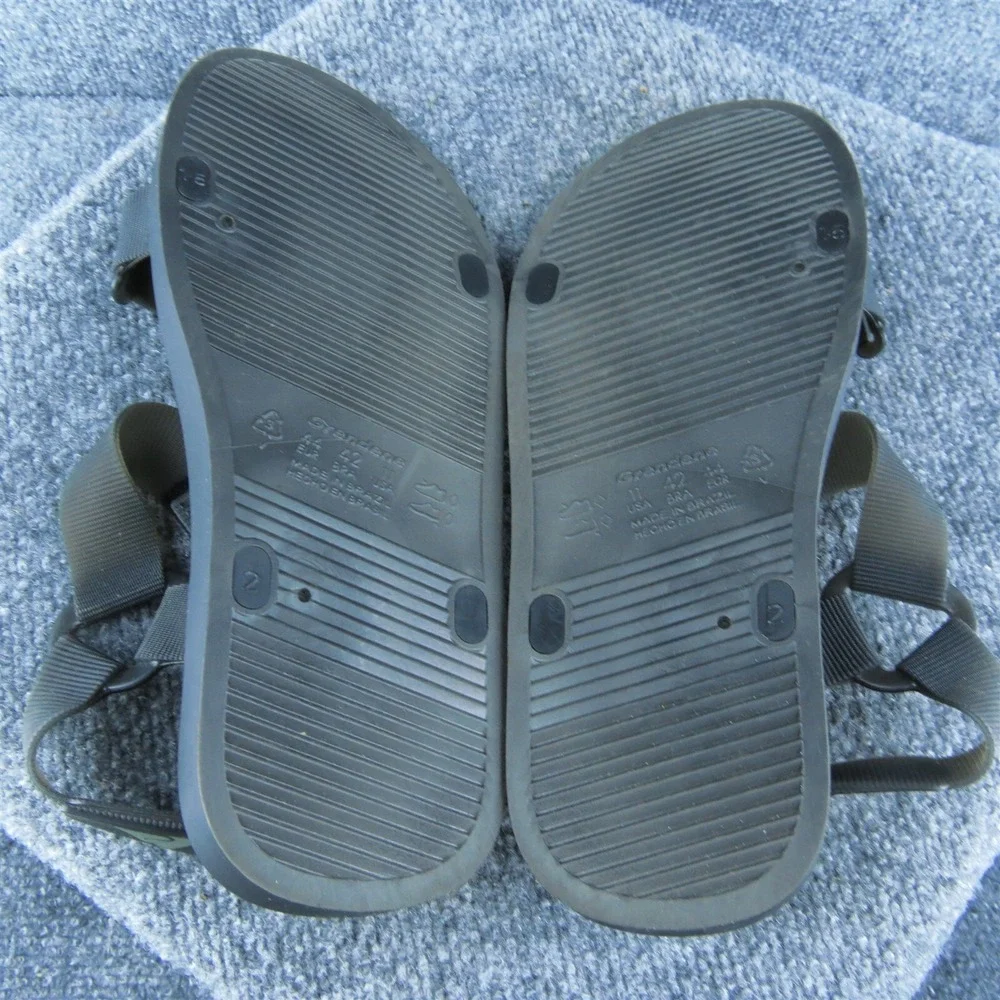 Ozark Trail  Men Sport Sandals Black Synthetic‎ Hook & Loop Size 11 Medium